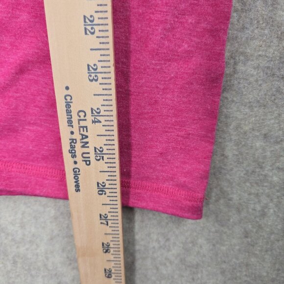 Automet Womens Pink Short Sleeve Side Knot T-Shirt Soft Casual Lightweight Knit - Picture 4 of 5